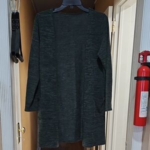 Dark Green Long Sleeve Cardigan
